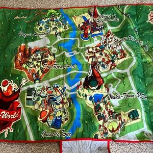 Fallout4 nuka world themed picnic blanket